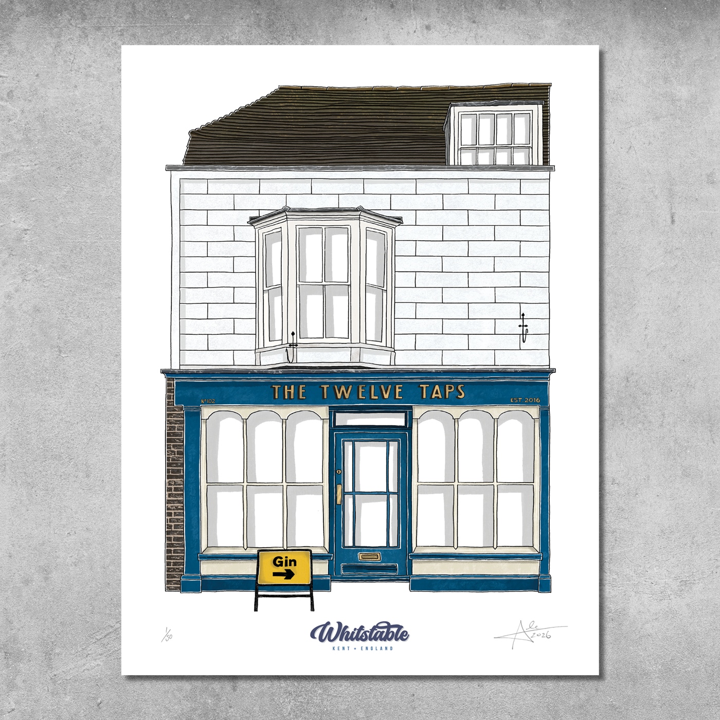 The Twelve Taps - Limited Edition of 50 – A3 Colour Prints