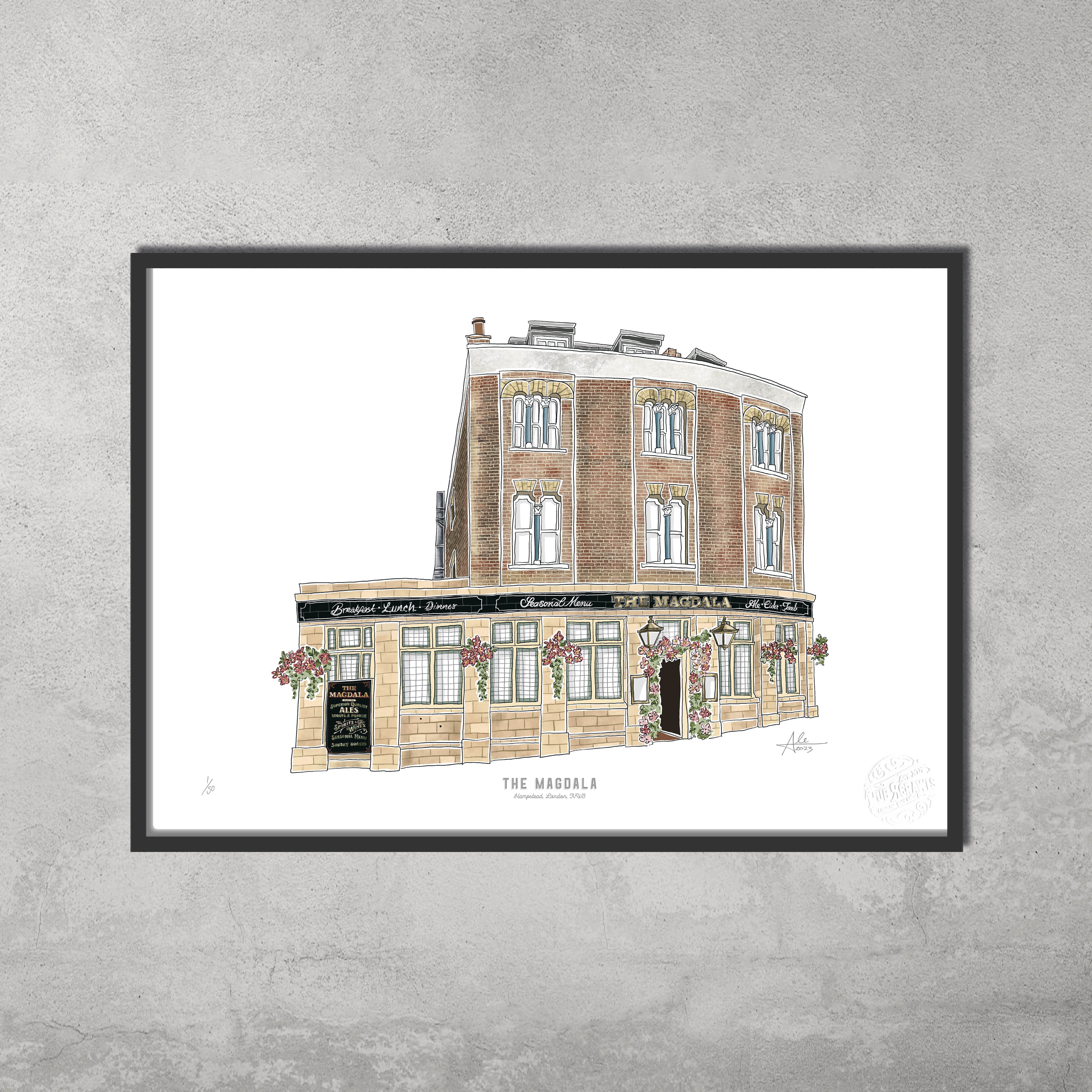 The Magdala – Limited Edition of 50 – A3 Colour Prints